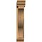 Ekena Millwork Funston Traditional Rough Sawn Bracket w/ Offset Brace, Western Red Cedar, 6"W x 28"D x 32"H BKT0604X28X32FST01RWR - alternate 3
